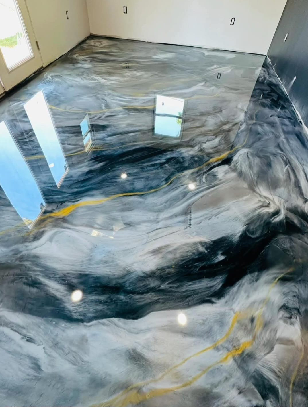 metallic-epoxy-finish